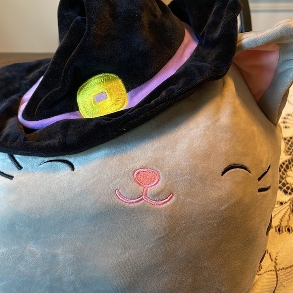 Squishmallows 2021 Flip A Mallows Tally Cat Witch/Dante Devil Bat Halloween - Picture 6 of 8